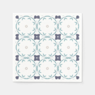 Guardanapo De Papel Azulejo Geométrico Mediterrâneo Costeiro Decoupage