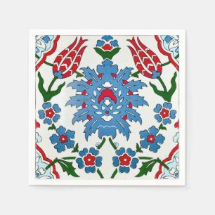 Guardanapo De Papel azulejo iznik