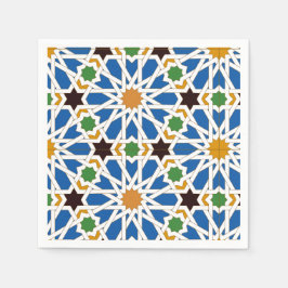 Guardanapo De Papel Azulejos Andaluzes 10 (Real Alcazar, Sevilha)