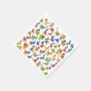 Guardanapo De Papel Azulejos-Padrão de abstrato