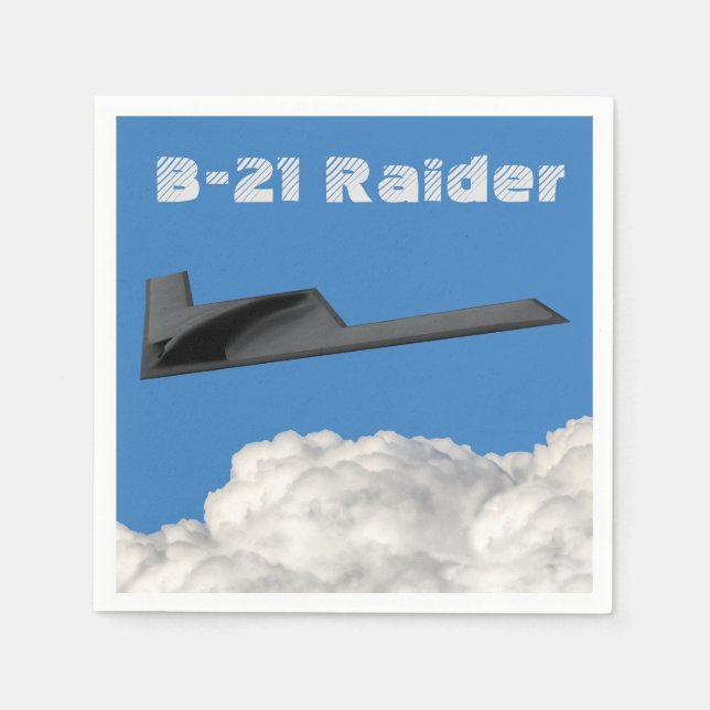 Guardanapo De Papel B-21 Bombeiro Furtivo Raider (Frente)