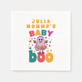 Guardanapo De Papel Baby Boo Outubro Novo Pastel Ghost Hallowen