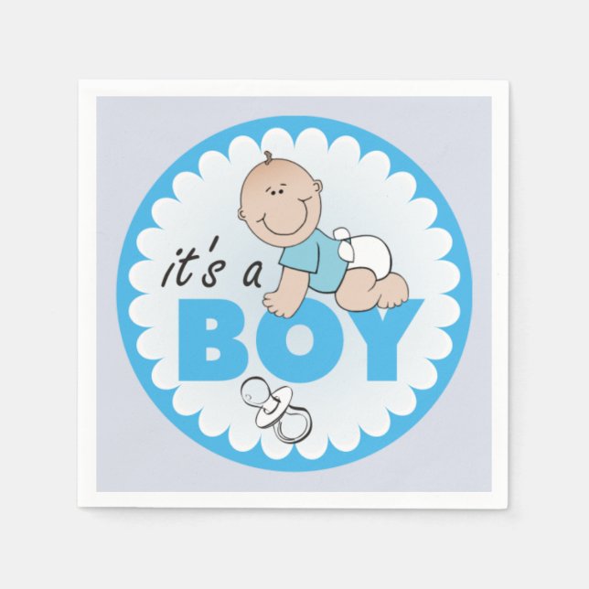 Guardanapo De Papel Baby Boy (Frente)