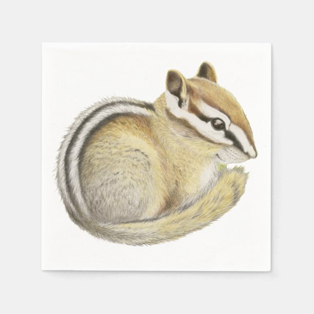 Guardanapo De Papel Baby Chipmunk (Frente)
