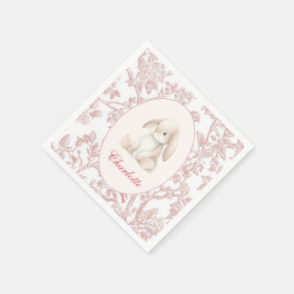 Guardanapo De Papel Baby Girl First Birthday Party Napkins