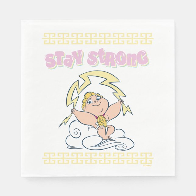 Guardanapo De Papel Baby Hercules - Stay Strong Napkins (Frente)