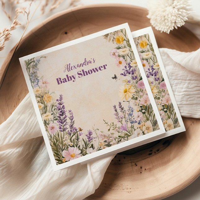 Guardanapo De Papel Baby In Bloush Blush Primavera Floral Chá de frald (Criador carregado)