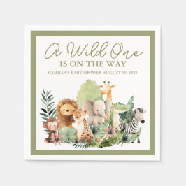 Guardanapo De Papel Baby Wild Animal Paper Napkin