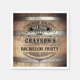 Guardanapo De Papel Bachelor Rustic Whiskey