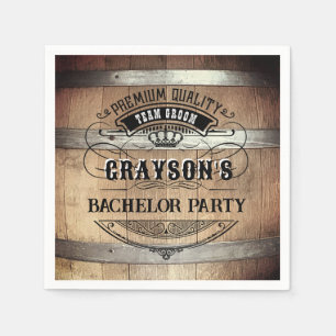 Guardanapo De Papel Bachelor Rustic Whiskey