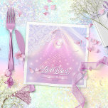 Guardanapo De Papel Bachelorette do Último Blaço de Disco v2 ID928<br><div class="desc">Desco Bachelorette Paper napkin design em lindas cores de gradiente da lavanda ao meio do periwinkle e cor-de-rosa com uma bola de disco funky, fonte retrô glamourosa e fundo brilhante para luzes de disco. Este na moda, sofisticado design é facilmente adaptado a qualquer evento especial de janto e/ou dança. Procure...</div>