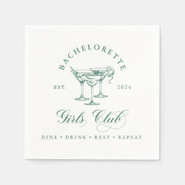 Guardanapo De Papel Bachelorette Girl's Club Party Napkin