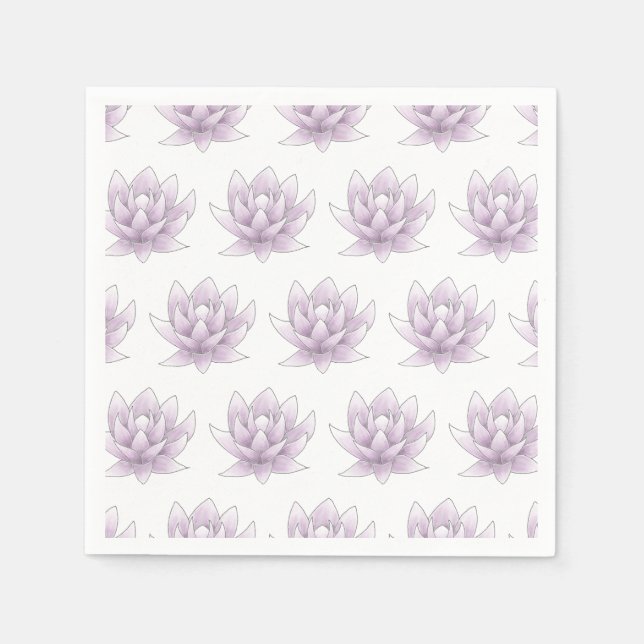 Guardanapo De Papel Bachelorette Multi Pink Lotus Party (Frente)