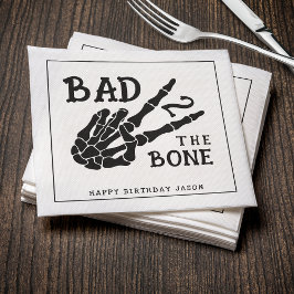 Guardanapo De Papel Bad 2 the Bone Skeleton 2nd Birthday Party