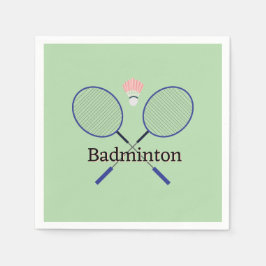 Guardanapo De Papel Badminton Design