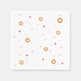 Guardanapo De Papel BAGELS E AMOR BÁSICO | Branco |