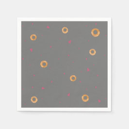 GUARDANAPO DE PAPEL BAGELS E AMOR BÁSICO | CINZAS |