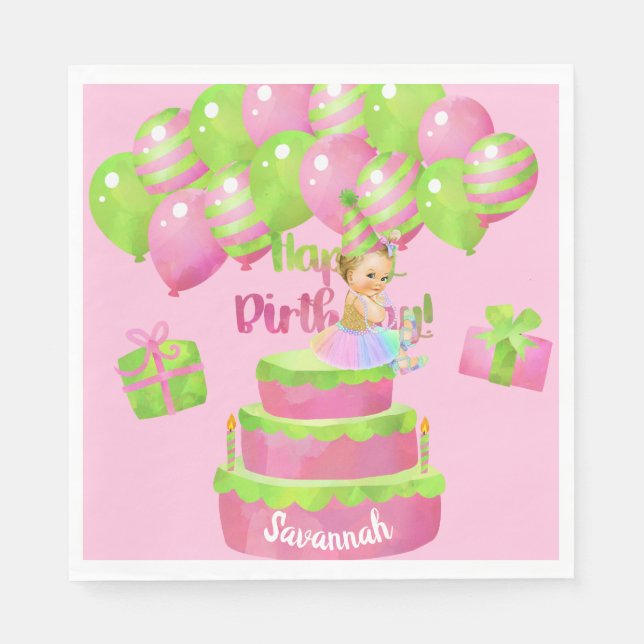 Guardanapo De Papel bailarina bebê (Frente)