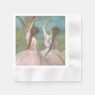 Guardanapo De Papel Bailarinas em Rosa Edgar Degas