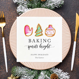 Guardanapo De Papel Baking Spirits Bright Baking Party Simples