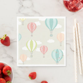 Guardanapo De Papel Balão de ar quente para cima e para fora Papel pas