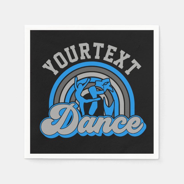 Guardanapo De Papel Balé Dancer ADD TEXT Classic Dance Executor (Frente)