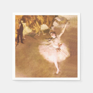 Guardanapo De Papel Balé Dancer Degas Star Painting