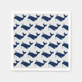 Guardanapo De Papel Baleia Azul, Náutica