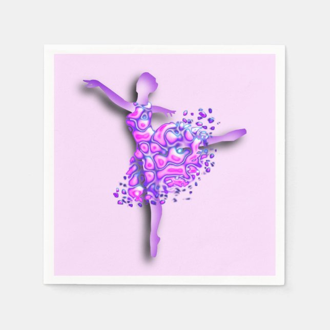 Guardanapo De Papel Ballerina Napkins (Frente)