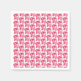 Guardanapo De Papel Ballerina Pink Balé Dança Considerando Calçados