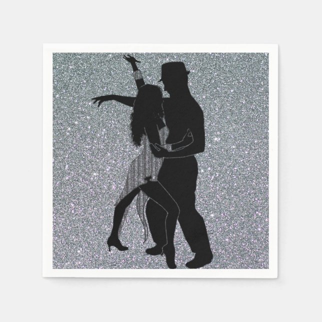 Guardanapo De Papel BallRoom Dancing Party Napkins (Frente)