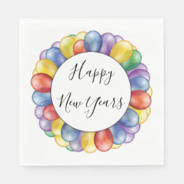 Guardanapo De Papel Balões de feliz ano novo