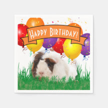 Balões do Partido dos Porcos da Guiné aniversário