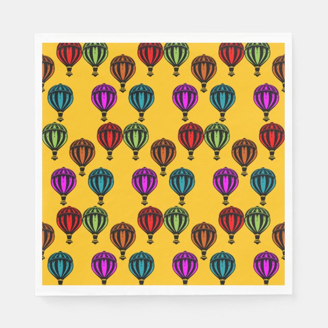 Guardanapo De Papel Balonagem de Ar Quente Padrão (Frente)