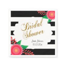 Bandas brancas e pretas, Douradas | Chá de panela 