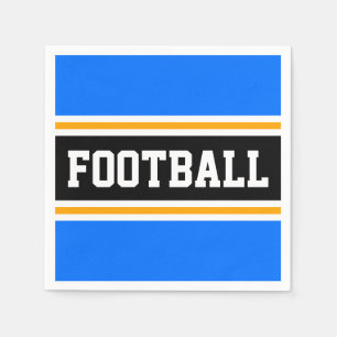 Guardanapo De Papel Bandas de FUTEBOL Amarelas brancas-brancas-escuras