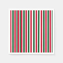 Bandas de Natal de Canas Vermelhas e Verdes