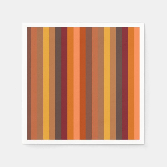 Guardanapo De Papel Bandas de outono (Frente)
