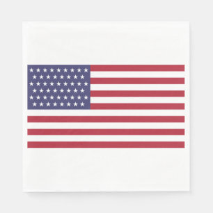 Guardanapo De Papel Bandeira 51 Star dos Estados Unidos da América (E