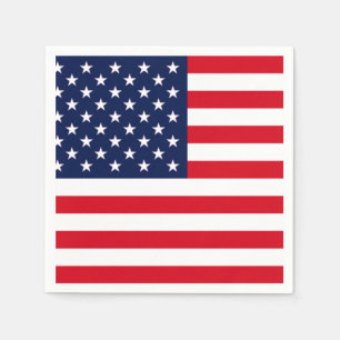 Guardanapo De Papel Bandeira Americana