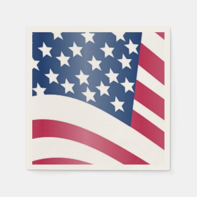 GUARDANAPO DE PAPEL BANDEIRA AMERICANA (Frente)