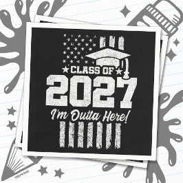 Guardanapo De Papel Bandeira Americana de Formatura Turma de Formandos