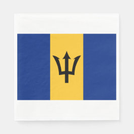 Guardanapo De Papel Bandeira Barbadiana (Barbados) (Bajan)