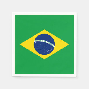Guardanapo De Papel Bandeira Brasil: Napkin