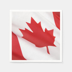 Guardanapo De Papel bandeira canadense