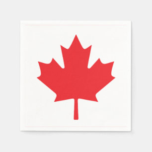 Guardanapo De Papel Bandeira canadense