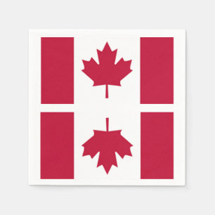 Guardanapo De Papel Bandeira Canadense Napkin