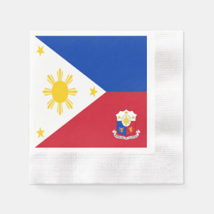 Guardanapo De Papel Bandeira-casaco de armas das Filipinas