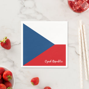 Guardanapo De Papel Bandeira checa e República Checa - República Che
