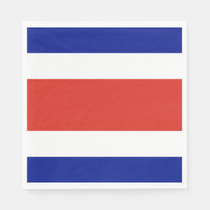 Guardanapo De Papel Bandeira Civil da Costa Rica